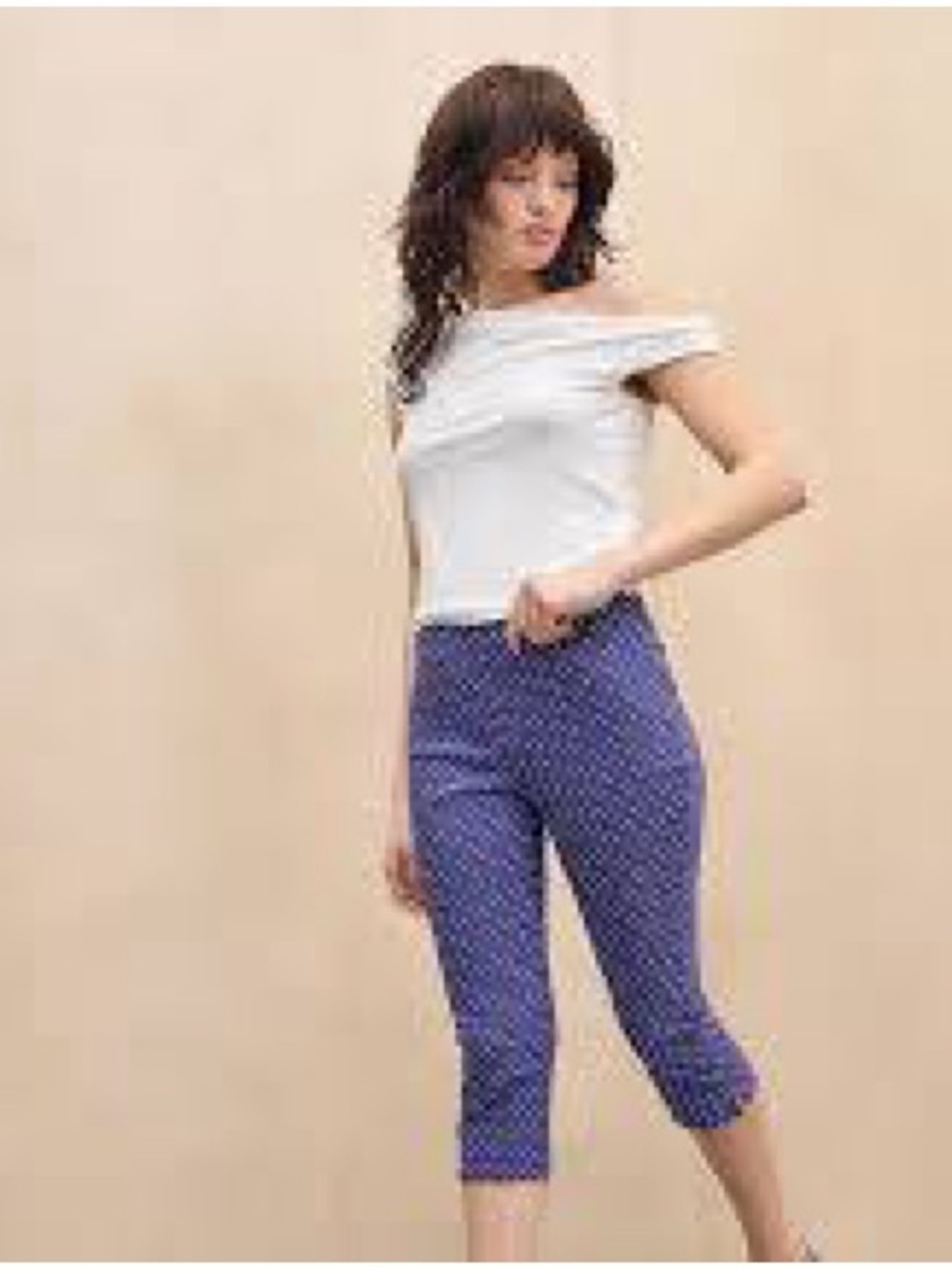 Urban Outfitters Ellie Polka Dot Women's Capri Pants